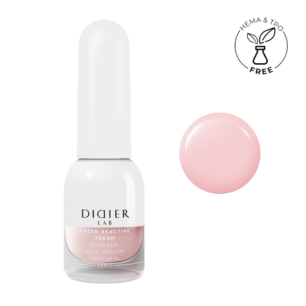 Green Reactive Vegan Nail Polish Didier Lab Blush Pink 10ml